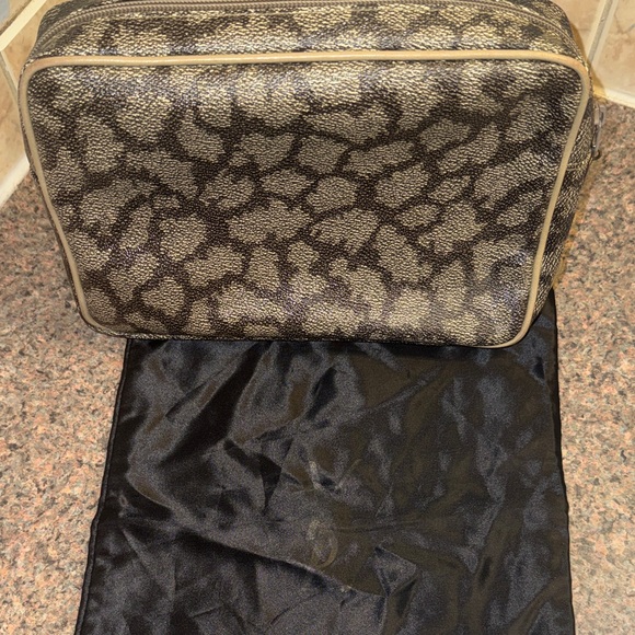 Yves Saint Laurent Brown Leopard-Print clutch/Pouchette - Picture 2 of 10